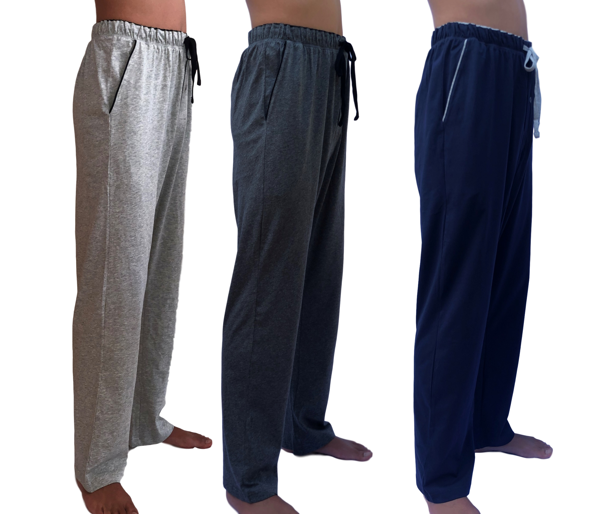 Mens jersey 2025 knit pajamas